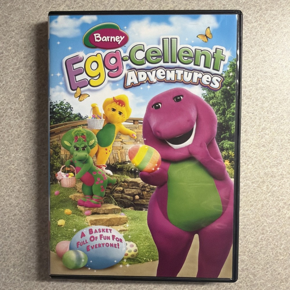 Barney‎ Egg-Cellent Adventures (DVD, 2010) Authentic US Release